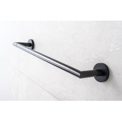 P.M.H. IN1B-R - Elektrische handdoekdroger INGA 17W/230V 85,9 cm IP44 rechts/zwart