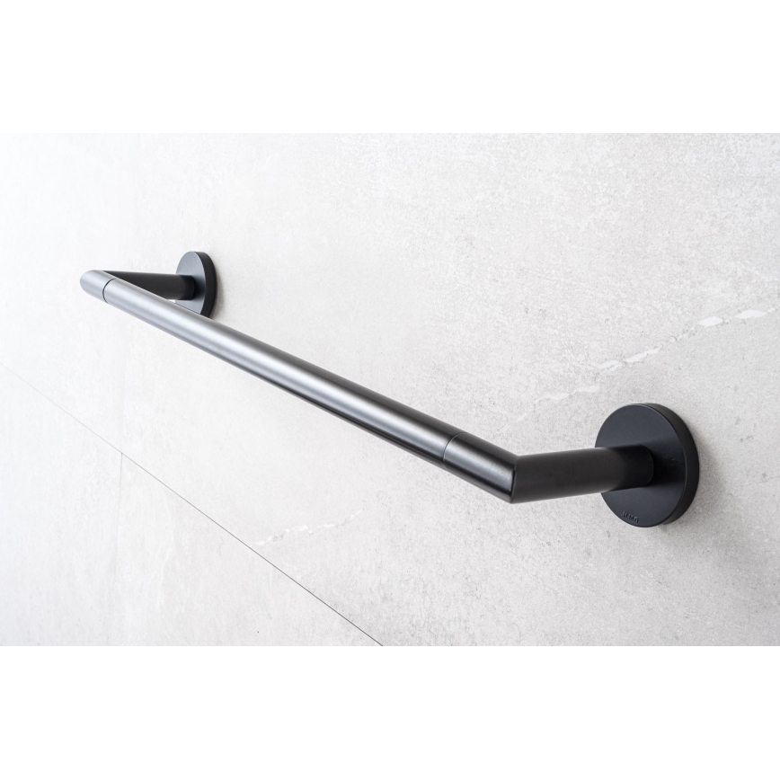 P.M.H. IN1B-R - Elektrische handdoekdroger INGA 17W/230V 85,9 cm IP44 rechts/zwart