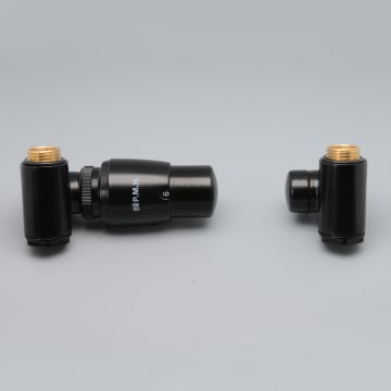 P.M.H. INTER-LB - Ventiel met thermostatische kop INTER links/zwart