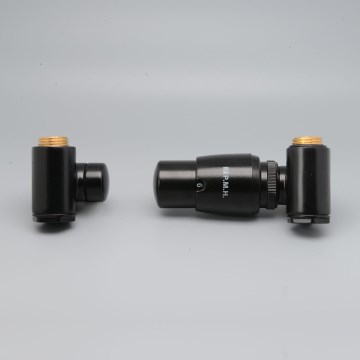 P.M.H. INTER-RB - Radiatorventiel met thermostaatkop INTER rechts/zwart