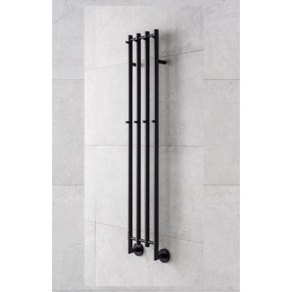P.M.H. MO1B-RK - Elektrische handdoekradiator MONA 93W/230V 153,3 cm IP44 zwart