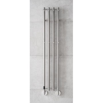 P.M.H. MO1SS-LK - Elektrische handdoekdroger MONA 93W/230V 153,3 cm IP44 gepolijst roestvrij staal