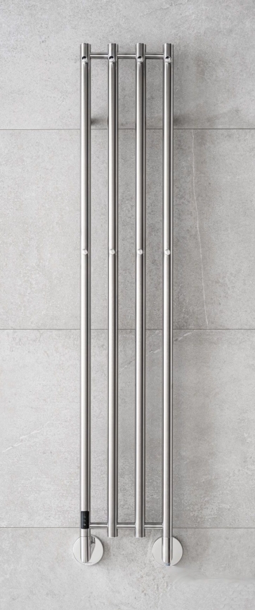 P.M.H. MO1SS-LK - Elektrische handdoekdroger MONA 93W/230V 153,3 cm IP44 gepolijst roestvrij staal