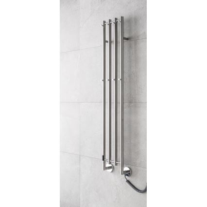 P.M.H. MO1SS-LK - Elektrische handdoekdroger MONA 93W/230V 153,3 cm IP44 gepolijst roestvrij staal