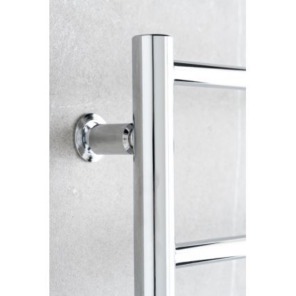 P.M.H. NS4C-M - Laddervormige handdoekradiator voor badkamer NAAS 222W 121 cm glanzend chroom