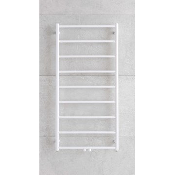 P.M.H. NS4W-M - Badkamer handdoekradiator NAAS 349W 121 cm wit