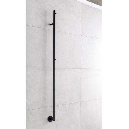 P.M.H. OL1B - Elektrische handdoekdroger OLE 24W/230V 170 cm IP44 zwart