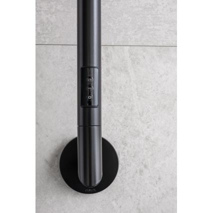 P.M.H. OL1B - Elektrische handdoekdroger OLE 24W/230V 170 cm IP44 zwart