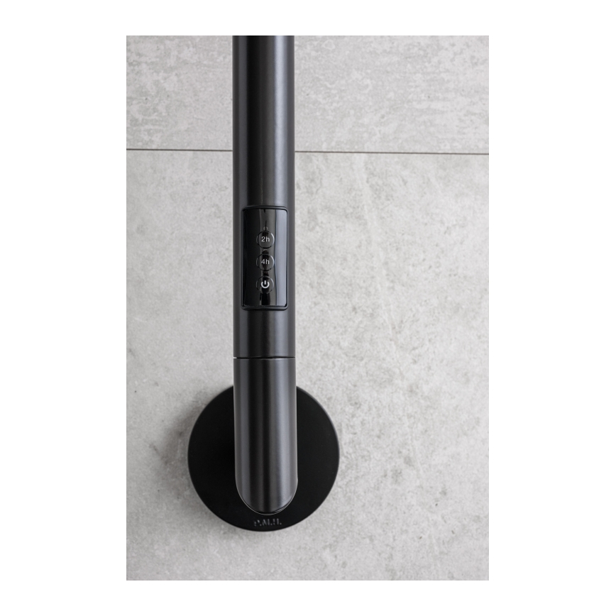 P.M.H. OL1B - Elektrische handdoekdroger OLE 24W/230V 170 cm IP44 zwart