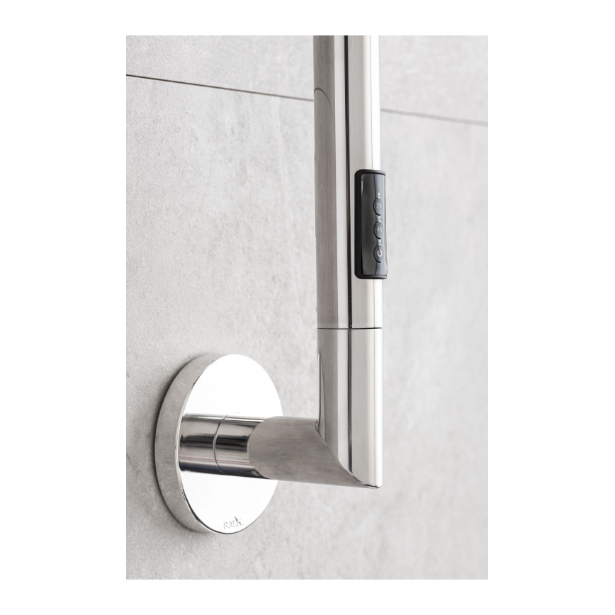 P.M.H. OL1SS - Elektrische handdoekdroger OLE 24W/230V 170 cm IP44 gepolijst RVS