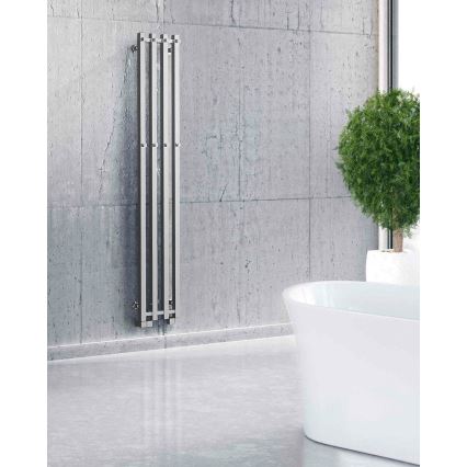 P.M.H. PX2C/4 - Badkamer handdoekradiator PLUTO X 350W 150 cm glanzend chroom