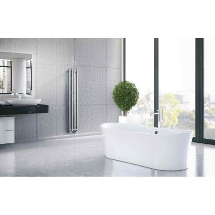 P.M.H. PX2C/4 - Badkamer handdoekradiator PLUTO X 350W 150 cm glanzend chroom