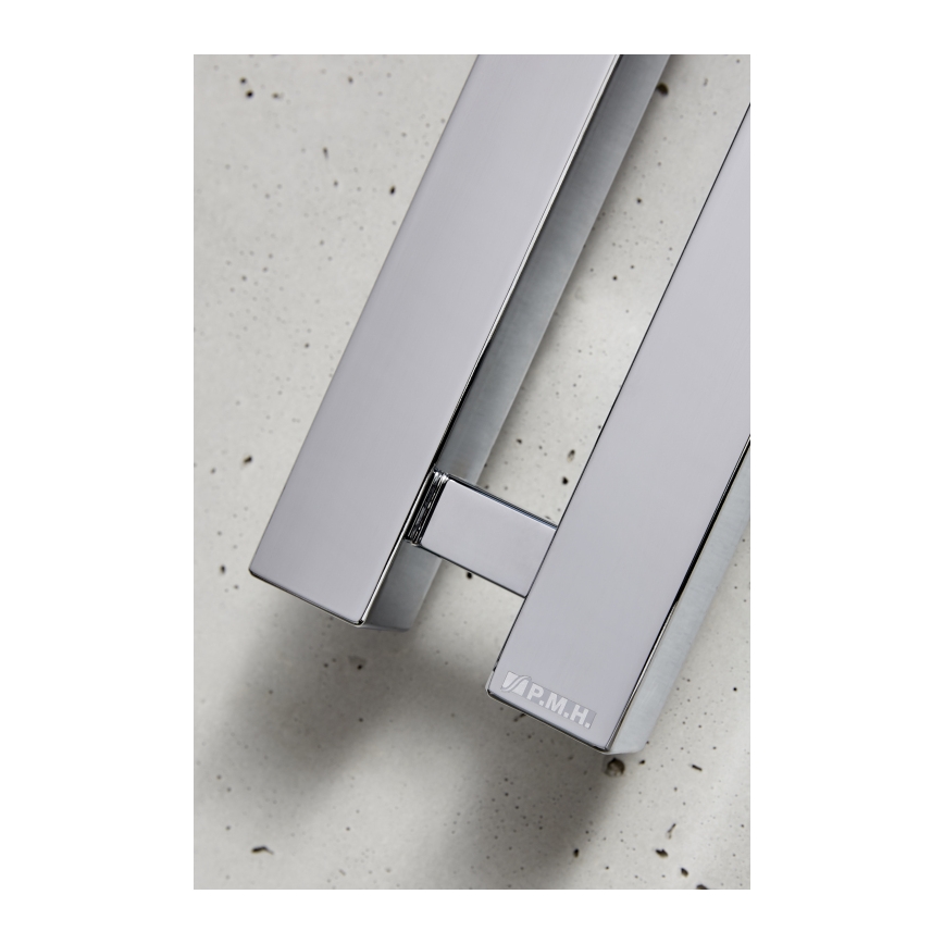 P.M.H. PX2C/4 - Badkamer handdoekradiator PLUTO X 350W 150 cm glanzend chroom