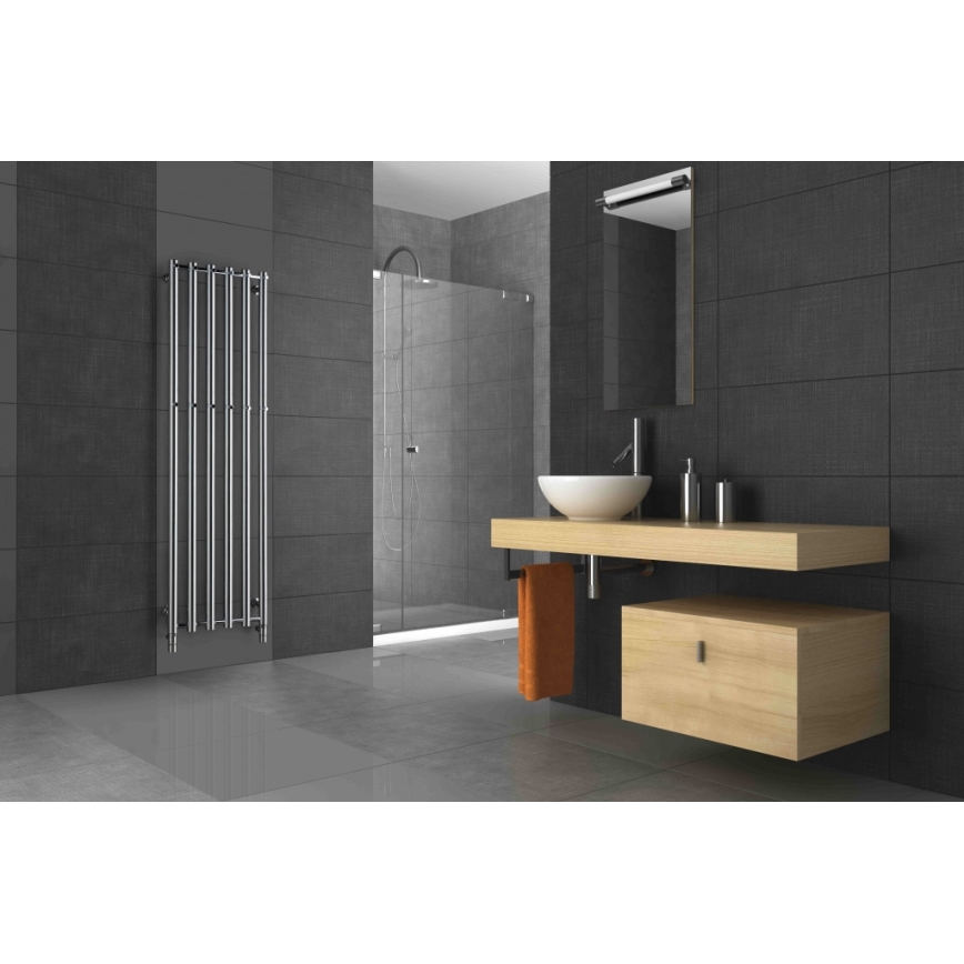 P.M.H. R2C/6 - Badkamer handdoekradiator ROSENDAL 525 W 150 cm glanzend chroom