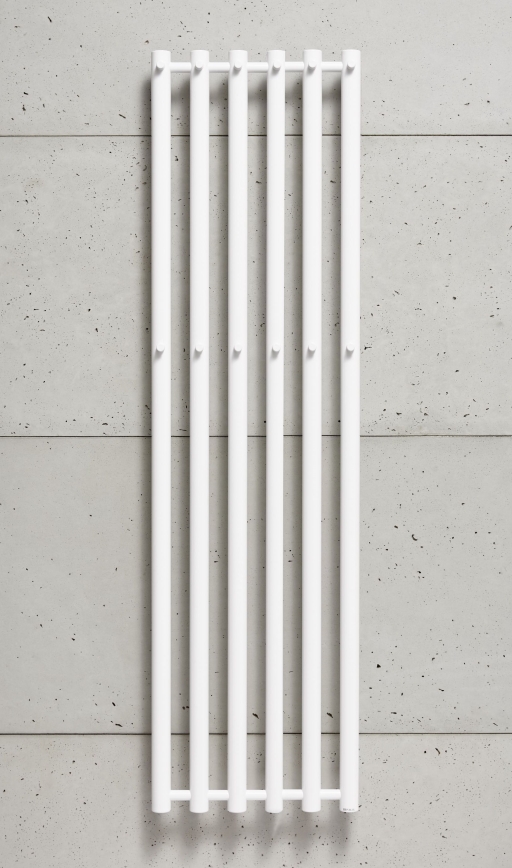P.M.H. R2W/6 - ROSENDAL handdoekradiator voor badkamer, 525 W, 150 cm, wit