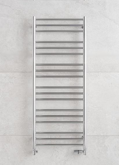 P.M.H. SN4C - Ladder-handdoekradiator voor badkamer SORANO 470 W 121 cm glanzend chroom