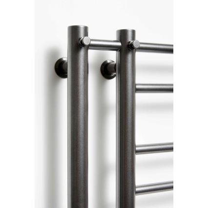 P.M.H. T2B - Badkamer handdoekradiator THEIA 352W 154 cm rechts/zwart