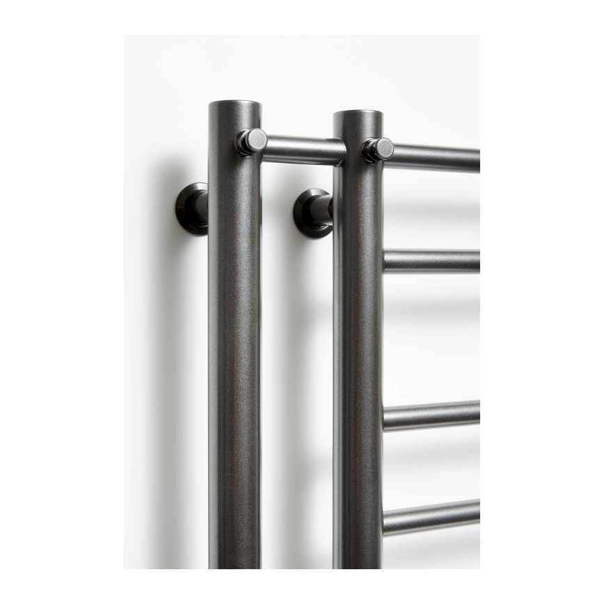 P.M.H. T2B - Badkamer handdoekradiator THEIA 352W 154 cm rechts/zwart