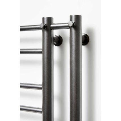 P.M.H. T2B-L - Handdoekradiator THEIA 352W 154 cm links/zwart