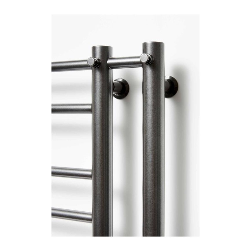 P.M.H. T2B-L - Handdoekradiator THEIA 352W 154 cm links/zwart