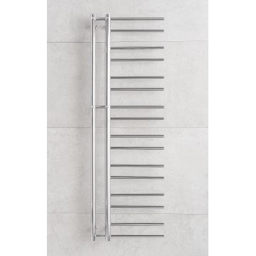 P.M.H. T2C - Badkamer handdoekradiator THEIA 352W 154 cm rechts/glanzend chroom