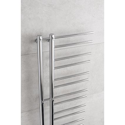P.M.H. T2C - Badkamer handdoekradiator THEIA 352W 154 cm rechts/glanzend chroom