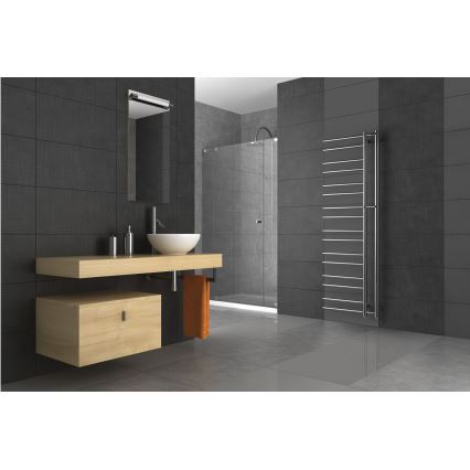 P.M.H. T2C-L - Badkamer handdoekradiator THEIA 352W 154 cm links/glanzend chroom