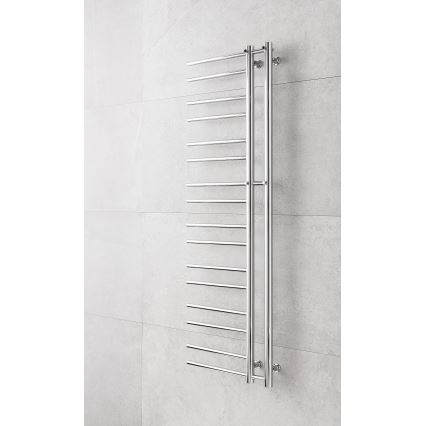 P.M.H. T2C-L - Badkamer handdoekradiator THEIA 352W 154 cm links/glanzend chroom