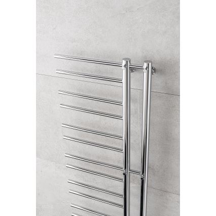 P.M.H. T2C-L - Badkamer handdoekradiator THEIA 352W 154 cm links/glanzend chroom