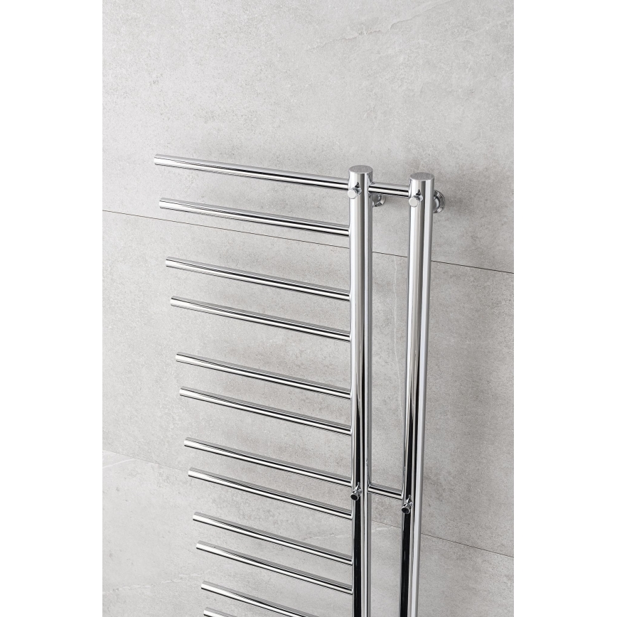 P.M.H. T2C-L - Badkamer handdoekradiator THEIA 352W 154 cm links/glanzend chroom