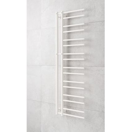 P.M.H. T2W - Badkamer handdoekradiator THEIA 352 W 154 cm rechts/wit