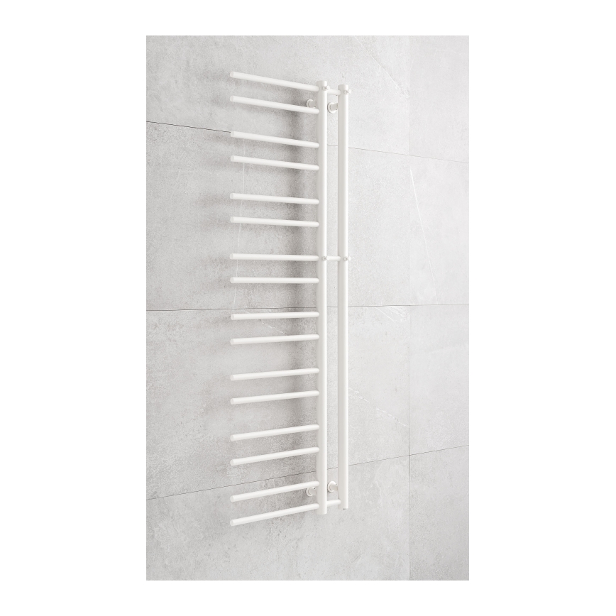 P.M.H. T2W-L - Badkamerhanddoekradiator THEIA 352 W 154 cm links/wit