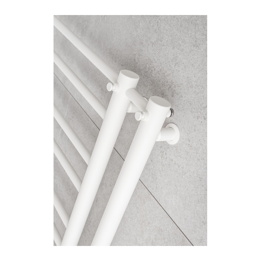 P.M.H. T2W-L - Badkamerhanddoekradiator THEIA 352 W 154 cm links/wit