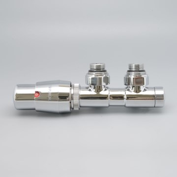 P.M.H. TERM-LC-EK - Ventiel met thermostatische kop TERM links/glanzend chroom