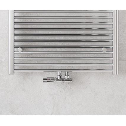 P.M.H. TERM-LC-EK - Ventiel met thermostatische kop TERM links/glanzend chroom