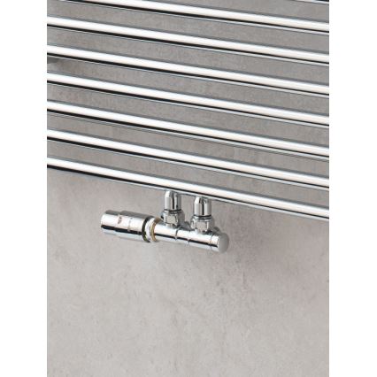 P.M.H. TERM-LC-EK - Ventiel met thermostatische kop TERM links/glanzend chroom