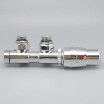 P.M.H. TERM-RC-EK - Ventiel met thermostatische kop TERM, rechts, glanzend chroom