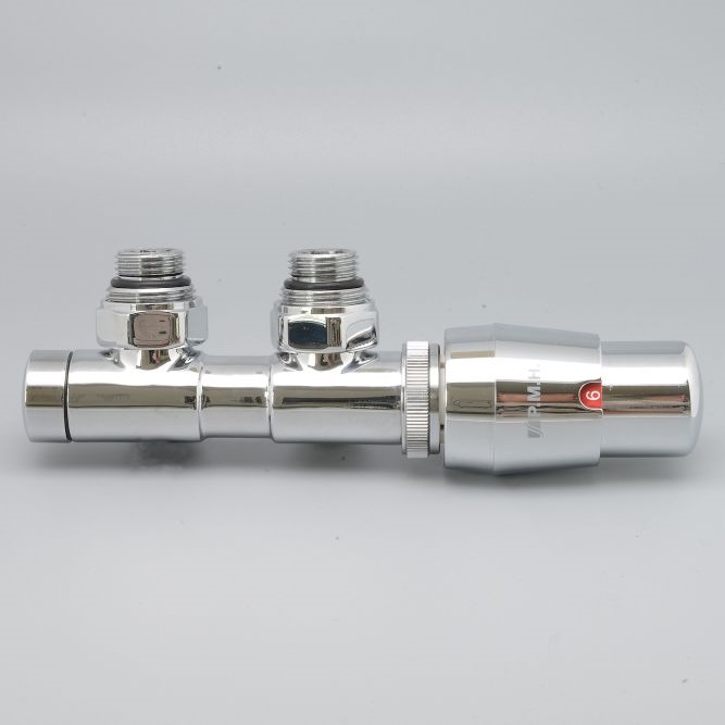 P.M.H. TERM-RC-EK - Ventiel met thermostatische kop TERM, rechts, glanzend chroom