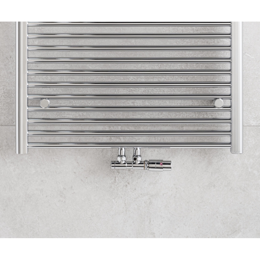 P.M.H. TERM-RC-EK - Ventiel met thermostatische kop TERM, rechts, glanzend chroom