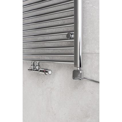 P.M.H. TERM-RC-EK - Ventiel met thermostatische kop TERM, rechts, glanzend chroom