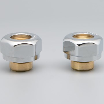 P.M.H. ZZM1602 - knelkoppeling voor ventiel UNIKO/TERM/DUO, hoogglans chroom/AluPEX 16 mm