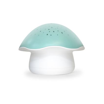 PABOBO - Projector met een melodie STAR MUSHROOM 3xAA blauw