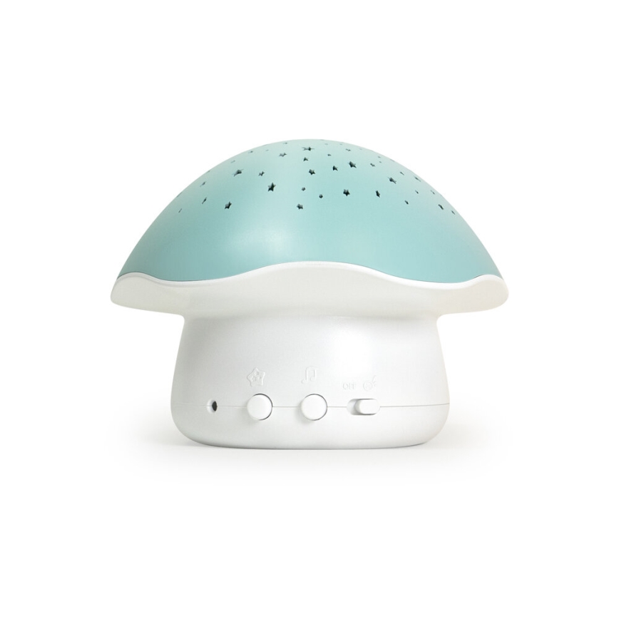 PABOBO - Projector met een melodie STAR MUSHROOM 3xAA blauw