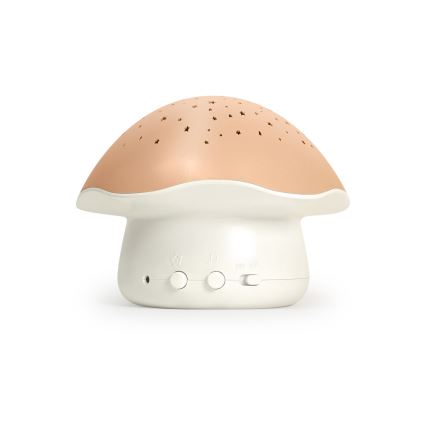 PABOBO - Projector met melody STAR MUSHROOM 3xAA Zalm roze