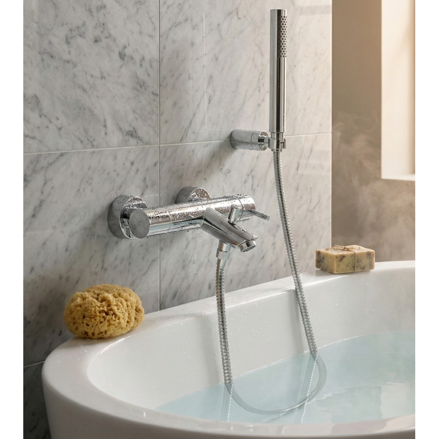 Paffoni - Badkraanset LIGHT glanzend chroom