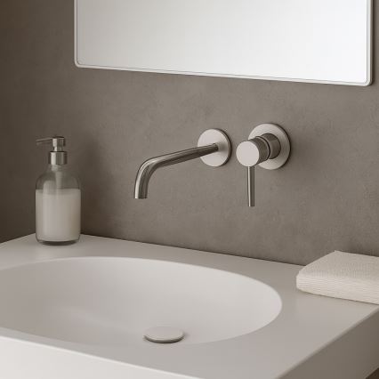 Paffoni - Inbouw-wastafelmengkraan LIGHT, glanzend chroom