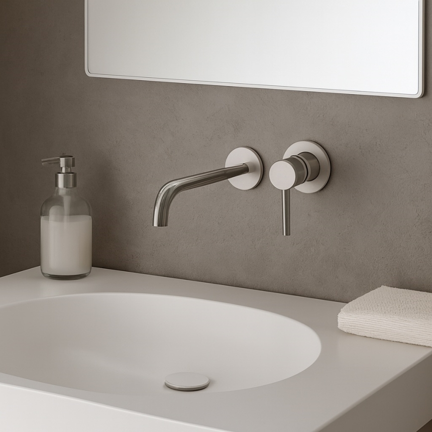 Paffoni - Inbouw-wastafelmengkraan LIGHT, glanzend chroom