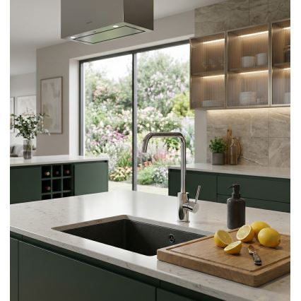 Paffoni - Keukenkraan LIGHT 32,6 cm glanzend chroom