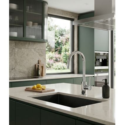 Paffoni - Keukenkraan LIGHT 36,3 cm glanzend chroom