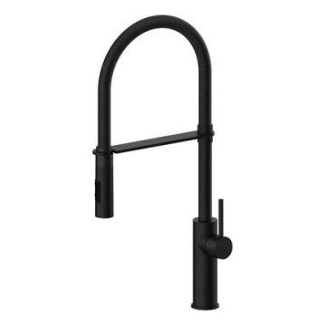 Paffoni - Keukenkraan met uittrekbare sproeikop LIGHT 52,5 cm glanzend chroom